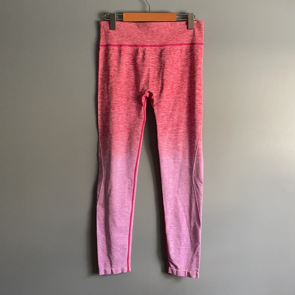 Pink & Purple Space Dye Ombre Leggings - Picture 4 of 5